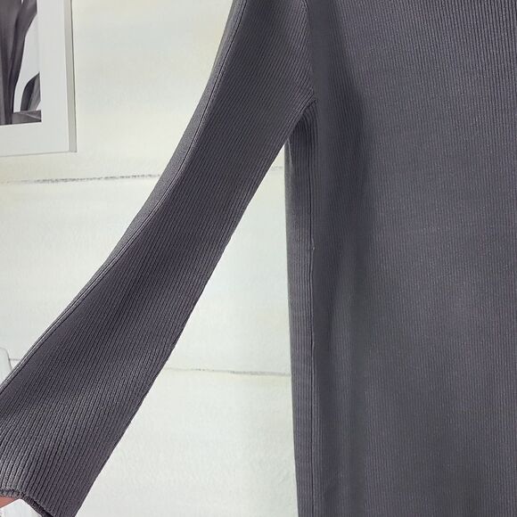 PIXIE MARKET long deep gray cardigan with buttons. Size L - Picture 8 of 10